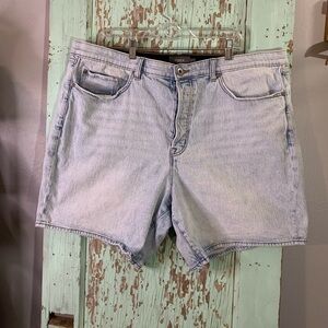 Torrid Blue High Waist Denim Shorts